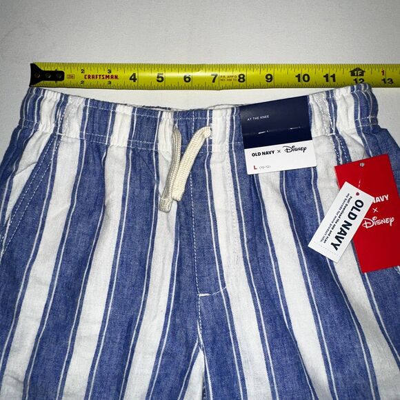 NWT Old Navy x Disney Linen Embroidered Utility Shorts Boys Size Large (10-12) - Picture 6 of 9